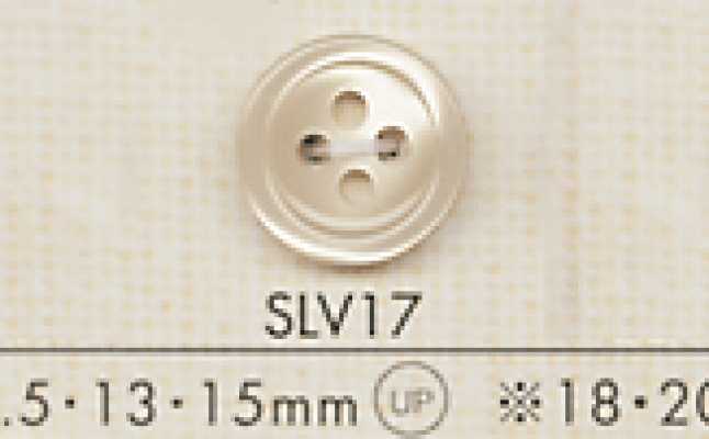 SLV17 DAIYA BUTTONS Shell-Style Polyester Button