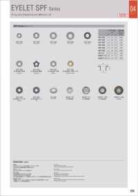 SPF400 Flat Eyelet Washer 11mm X 5.8mm[Press Fastener/ Eyelet Washer] Morito Sub Photo