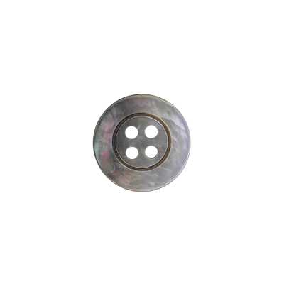 SSO29 Black Mother-of-pearl Shell 4-hole Button
