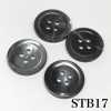 STB17 Shell Button-Smoke-