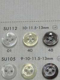 SU112 DAIYA BUTTONS Shell-like Polyester Button DAIYA BUTTON Sub Photo