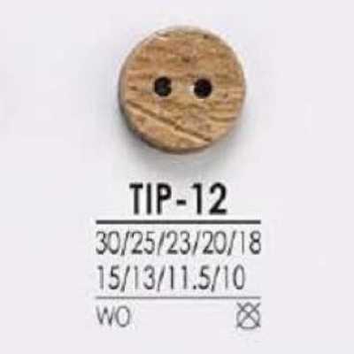 TIP12 Wooden Sew-through Two-hole Button