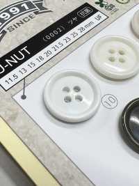UNUT [Nut Style] 4-hole Button With Border And Gloss NITTO Button Sub Photo