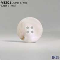 VE201 Polyester Resin 4-hole Button IRIS Sub Photo