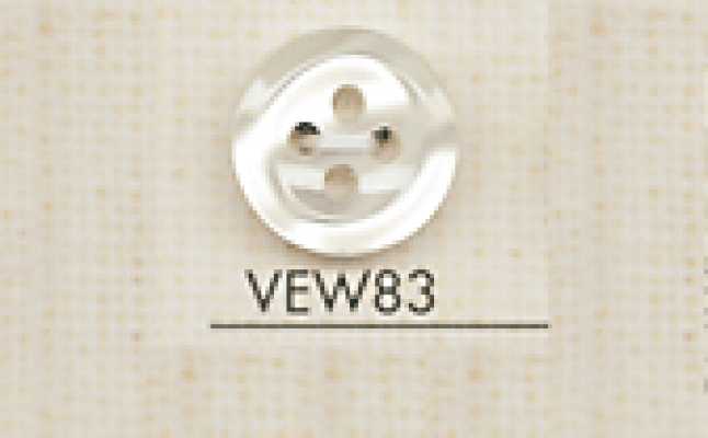 VEW83 DAIYA BUTTONS Shell-Effect Polyester Button