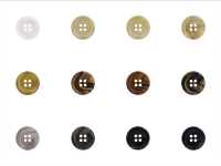 VGR2030 Polyester Resin 4-hole Button IRIS Sub Photo