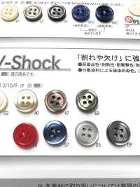 VSO9001 Polyester Resin Button With 4 Front Holes IRIS Sub Photo