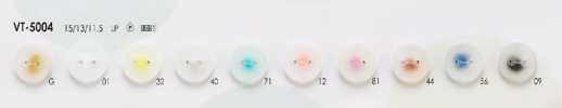 VT5004 Colorful Buttons For Shirts, Polo Shirts, And Light Apparel