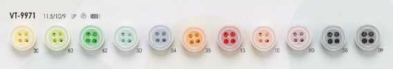 VT9971 Colorful Buttons For Shirts, Polo Shirts, And Light Garments