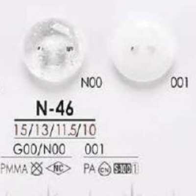 N46 Nylon Resin Two-Hole Button