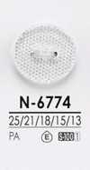 N6774 Diamond-Cut Button For Dyeing