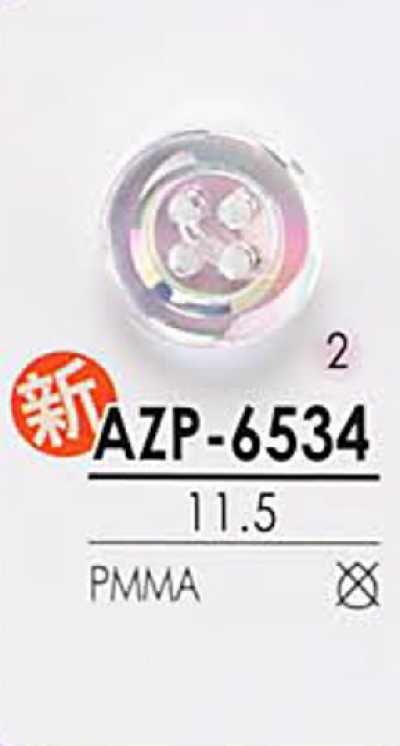 AZP6534 Aurora Pearl Button