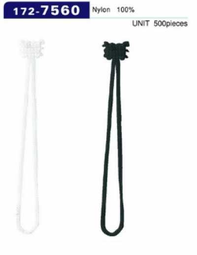 172-7560 Button Loop Lilian Type, Overall Length 73 Mm (500 Pcs.)