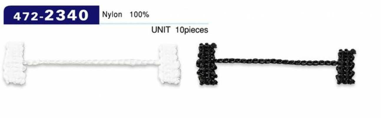 472-2340 Button Loop Lining Stopper, Chain Cord Type, Total Length 58 Mm (10 Pcs)