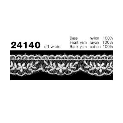 24140 Narrow-width Tulle Lace