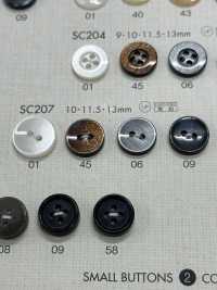 SC207 DAIYA BUTTONS Impact Resistant HYPER DURABLE "" Series Shell-like Polyester Button "" DAIYA BUTTON Sub Photo