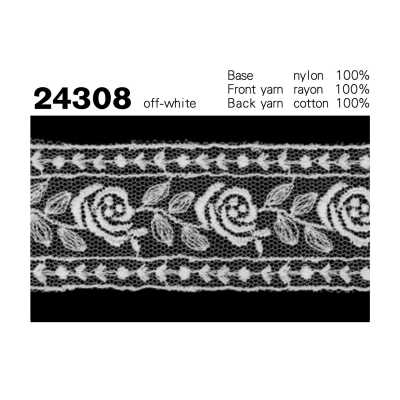 24308 Narrow Tulle Lace