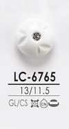 LC6765 Pink Curl-like Crystal Stone Button For Dyeing