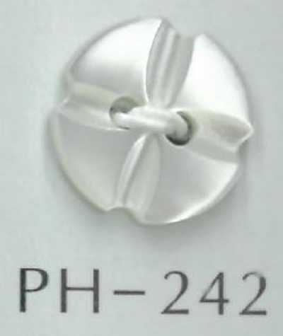 PH242 2-hole Flower-shaped Shell Button