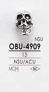 OBU4909 Skull Type Metal Button