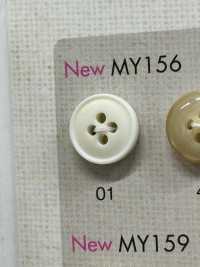 MY156 Buffalo-style 4-hole Polyester Buttons DAIYA BUTTON Sub Photo