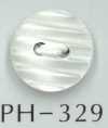 PH329 2-hole Striped Shell Button