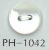 PH1042 2 Holes 2mm Thick Flat Shell Button