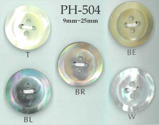 4-hole Wide-rim Shell Button