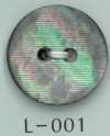 L-001 2-hole Sharp-line Shell Button