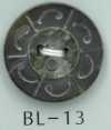 BL-13 4-hole Japanese-style Patterned Shell Button