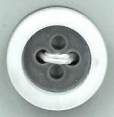 17-size 4mm-thick Freshwater Shell Rim Button