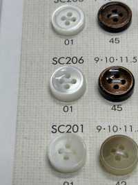 SC206 DAIYA BUTTONS Impact Resistant HYPER DURABLE "" Series Shell-like Polyester Button "" DAIYA BUTTON Sub Photo