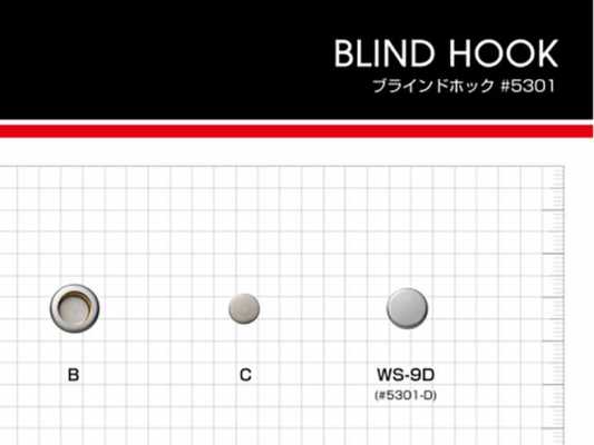 5301 B/C/D SET 5301 Blind Hook Underparts (Socket/Stud/Post Set)