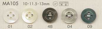 MA105 DAIYA BUTTONS Shell-style Polyester Button