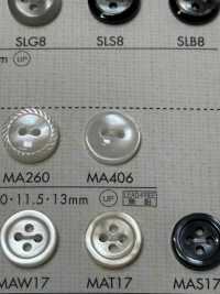 MA406 DAIYA BUTTONS Shell-like Polyester Button DAIYA BUTTON Sub Photo