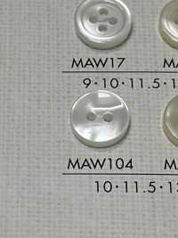 MAW104 DAIYA BUTTONS Shell-like Polyester Button DAIYA BUTTON Sub Photo