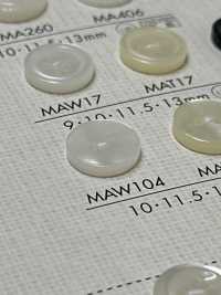 MAW104 DAIYA BUTTONS Shell-like Polyester Button DAIYA BUTTON Sub Photo