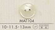 MAT104 DAIYA BUTTONS Shell-like Polyester Button