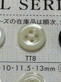 TT8 DAIYA BUTTONS Shell-like Polyester Button DAIYA BUTTON Sub Photo