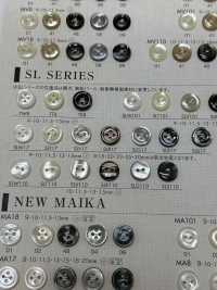 SLB17 DAIYA BUTTONS Shell-like Polyester Button DAIYA BUTTON Sub Photo