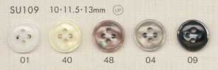 SU109 DAIYA BUTTONS Shell-Style Polyester Button