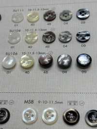 SU106 DAIYA BUTTONS Shell-like Polyester Button DAIYA BUTTON Sub Photo