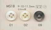 MS18 DAIYA BUTTONS Shell-style Polyester Button