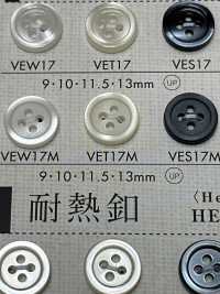 VES17M DAIYA BUTTONS Shell-like Polyester Button DAIYA BUTTON Sub Photo