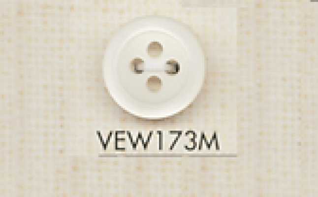 VEW173M DAIYA BUTTONS Shell-Style Polyester Button