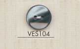 VES104 DAIYA BUTTONS Shell-Effect Polyester Button