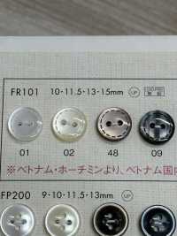 FR101 DAIYA BUTTONS Shell-like Polyester Button DAIYA BUTTON Sub Photo