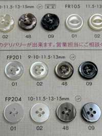 FP201 DAIYA BUTTONS Shell-like Polyester Button DAIYA BUTTON Sub Photo