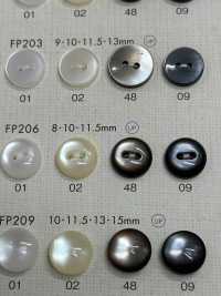 FP206 DAIYA BUTTONS Shell-like Polyester Button DAIYA BUTTON Sub Photo