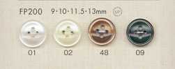 FP200 DAIYA BUTTONS Shell-style Polyester Button